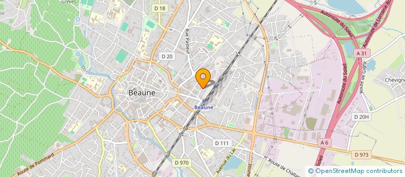 localisation de l'entreprise MADAME CAMILLE PRUVOST à BEAUNE