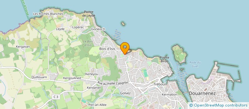 localisation de l'entreprise MADAME CAMILLE QUEINNEC à DOUARNENEZ