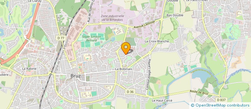 localisation de l'entreprise MADAME CAMILLE QUEMERAIS à BRUZ