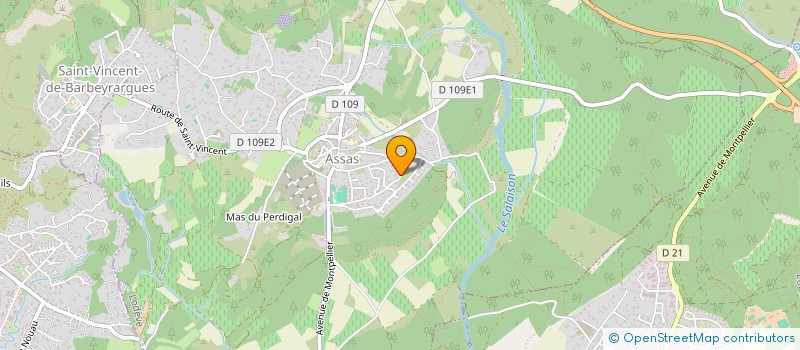 localisation de l'entreprise MADAME CAMILLE QUENET  ASSAS