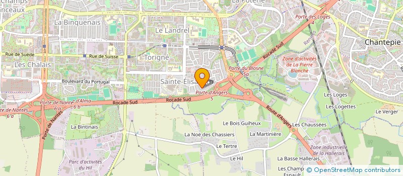 localisation de l'entreprise MADAME CAMILLE QUENTEL  RENNES