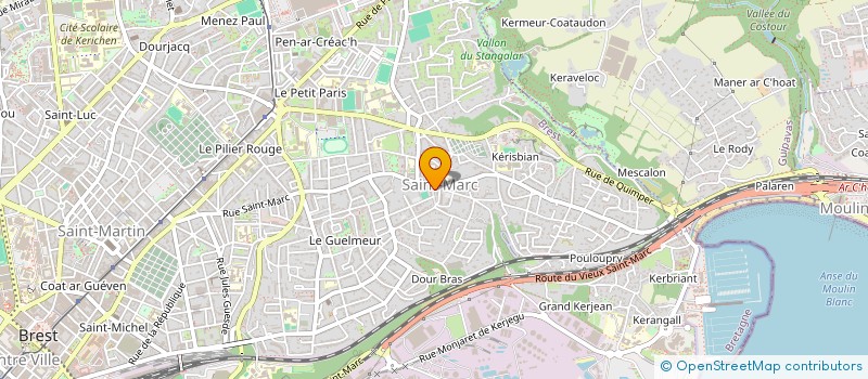 localisation de l'entreprise MADAME CAMILLE QUINIOU à BREST