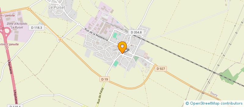 localisation de l'entreprise MADAME CAMILLE RABACHE à JANVILLE-EN-BEAUCE