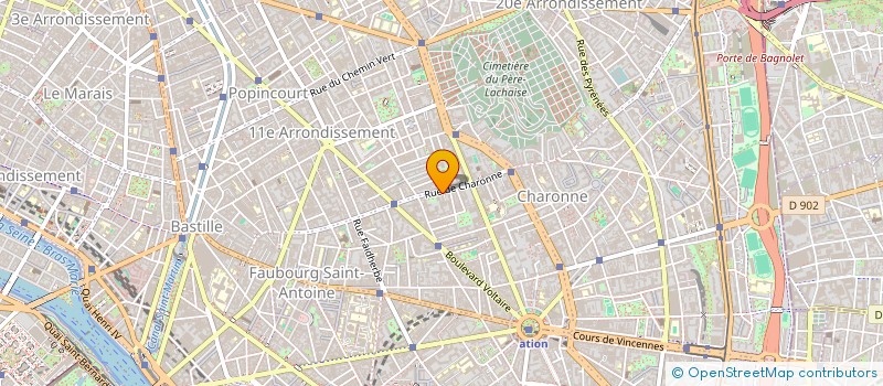 localisation de l'entreprise MADAME CAMILLE RACY  PARIS