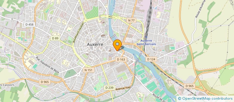 localisation de l'entreprise MADAME CAMILLE RADZIEJEWSKI à AUXERRE