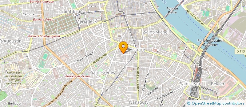 localisation de l'entreprise MADAME CAMILLE RAFFLEGEAU  BORDEAUX