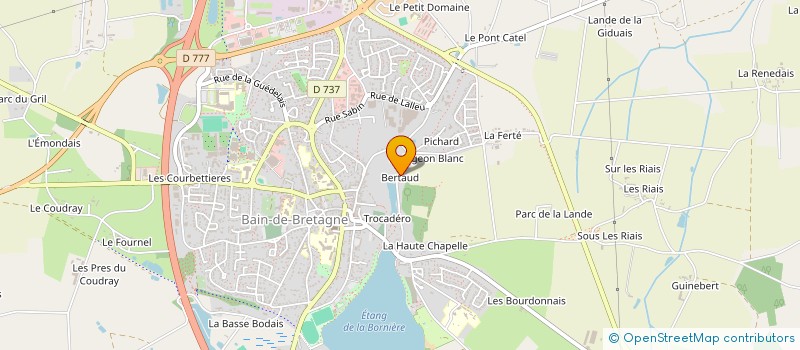 localisation de l'entreprise MADAME CAMILLE RAFLEGEAU  BAIN-DE-BRETAGNE