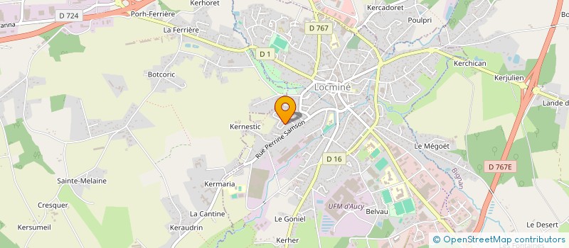 localisation de l'entreprise MADAME CAMILLE RAGANI  LOCMINE