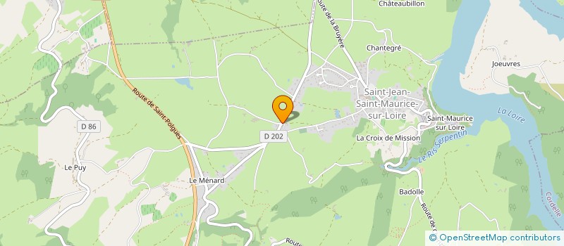 localisation de l'entreprise MADAME CAMILLE RAJAT  SAINT-JEAN-SAINT-MAURICE-SUR-LOIRE