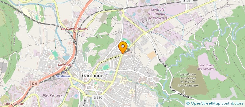 localisation de l'entreprise MADAME CAMILLE RASTOUL à GARDANNE