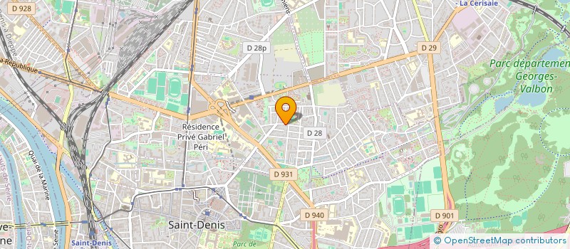 localisation de l'entreprise MADAME CAMILLE RAULIN à SAINT-DENIS