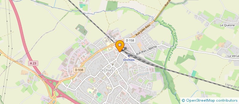 localisation de l'entreprise MADAME CAMILLE RAVEZ  ORCHIES