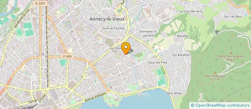 localisation de l'entreprise MADAME CAMILLE RAYNAL  ANNECY