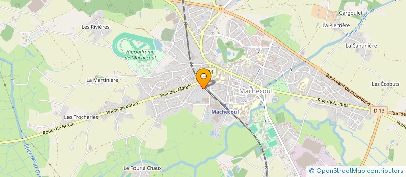 localisation de l'entreprise MADAME CAMILLE REAL  MACHECOUL-SAINT-MEME