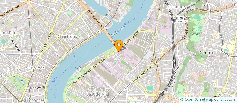 localisation de l'entreprise MADAME CAMILLE REGNAULD DE LA SOUDIERE  BORDEAUX