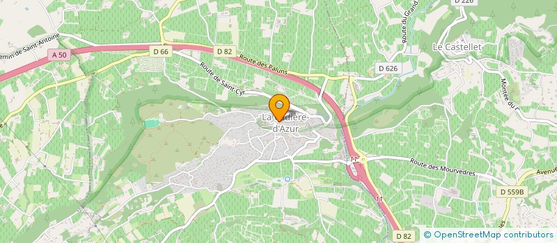 localisation de l'entreprise MADAME CAMILLE REGULA  LA CADIERE-D'AZUR