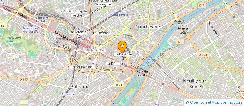 localisation de l'entreprise MADAME CAMILLE-REINE TAMBA à COURBEVOIE