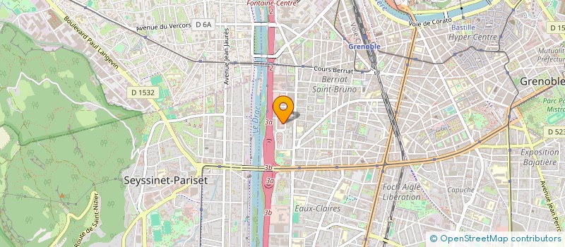 localisation de l'entreprise MADAME CAMILLE REITBERGER  GRENOBLE