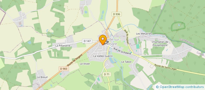 localisation de l'entreprise MADAME CAMILLE RELISIEUX  CONDE-SUR-VESGRE