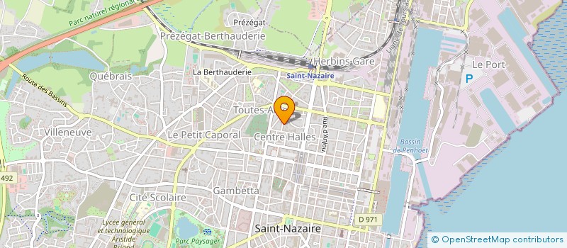 localisation de l'entreprise MADAME CAMILLE RENARD  SAINT-NAZAIRE