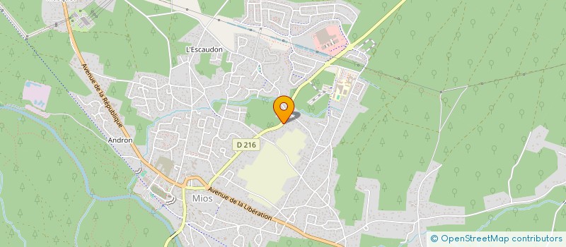 localisation de l'entreprise MADAME CAMILLE RENON  MIOS