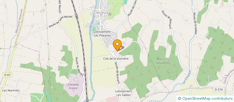 localisation de l'entreprise MADAME CAMILLE RENOU  CLERIEUX