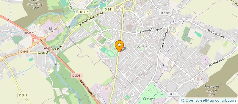 localisation de l'entreprise MADAME CAMILLE REVEILLON à BRUAY-LA-BUISSIERE