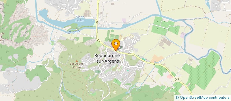 localisation de l'entreprise MADAME CAMILLE REVEL à ROQUEBRUNE-SUR-ARGENS