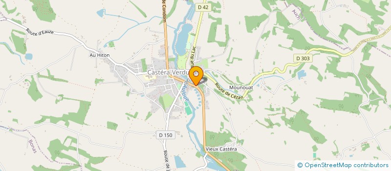 localisation de l'entreprise MADAME CAMILLE REVERSADE  CASTERA-VERDUZAN