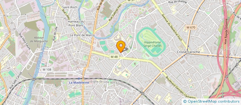 localisation de l'entreprise MADAME CAMILLE RIAHI à MARCQ-EN-BARŒUL