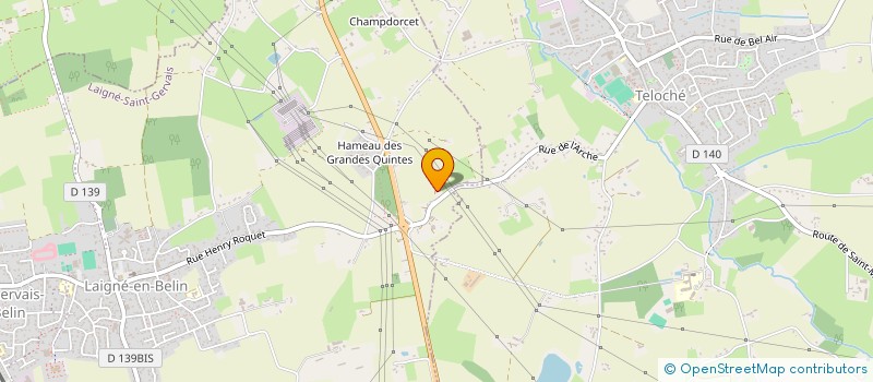 localisation de l'entreprise MADAME CAMILLE RIBAULT  LAIGNE-EN-BELIN