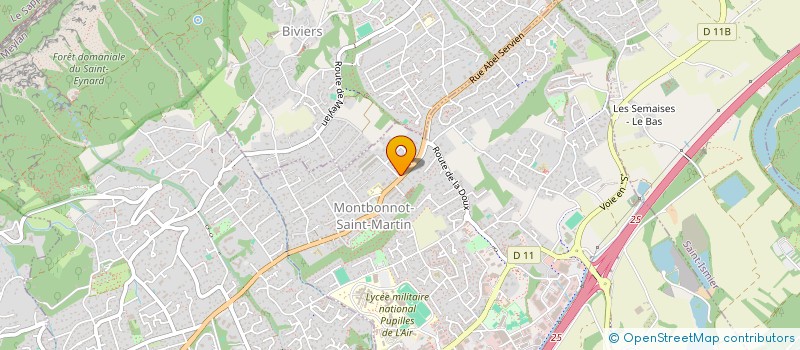 localisation de l'entreprise MADAME CAMILLE RIBOUD  MONTBONNOT-SAINT-MARTIN