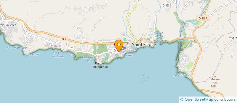 localisation de l'entreprise MADAME CAMILLE RICHARD  SAINTE LUCE