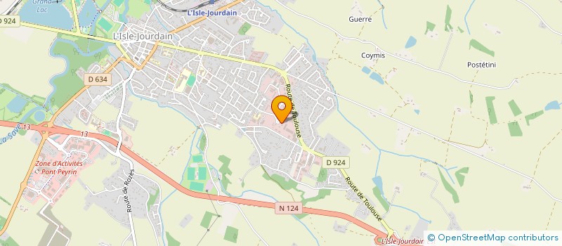 localisation de l'entreprise MADAME CAMILLE RIEU  L'ISLE-JOURDAIN