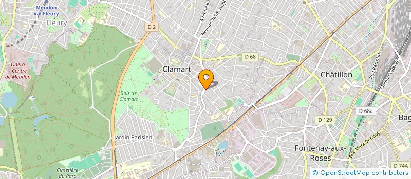localisation de l'entreprise MADAME CAMILLE RIGAL à CLAMART