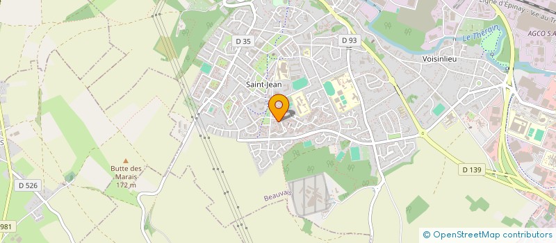 localisation de l'entreprise MADAME CAMILLE RIGAUT  BRETEUIL