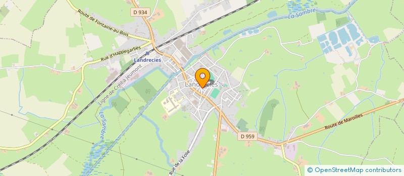localisation de l'entreprise MADAME CAMILLE RINGUET à LANDRECIES