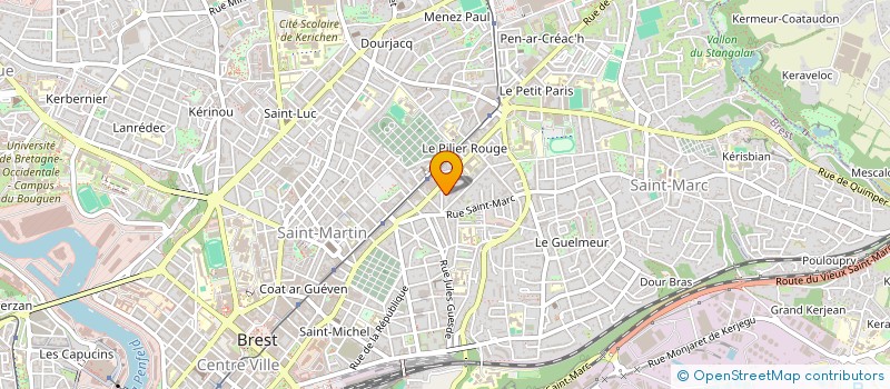 localisation de l'entreprise MADAME CAMILLE RIOU  BREST
