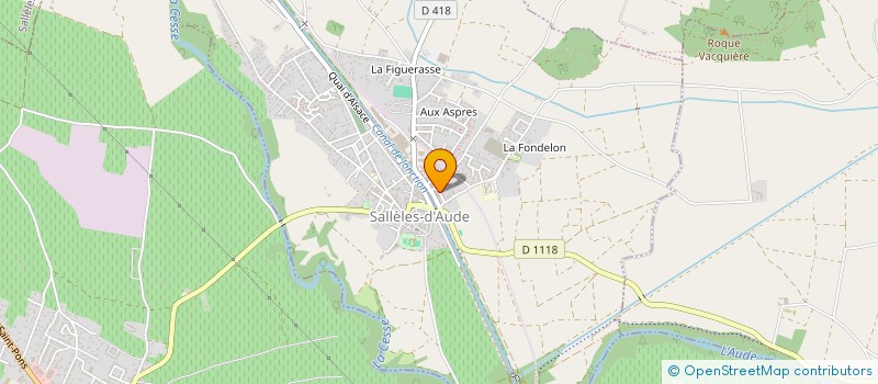 localisation de l'entreprise MADAME CAMILLE RIPOLLES  SALLELES-D'AUDE