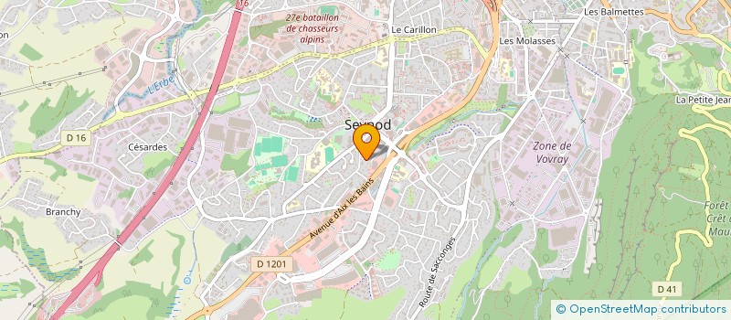 localisation de l'entreprise MADAME CAMILLE ROBINET à ANNECY