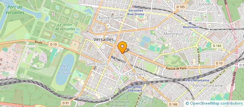 localisation de l'entreprise MADAME CAMILLE ROCCASERRA à VERSAILLES