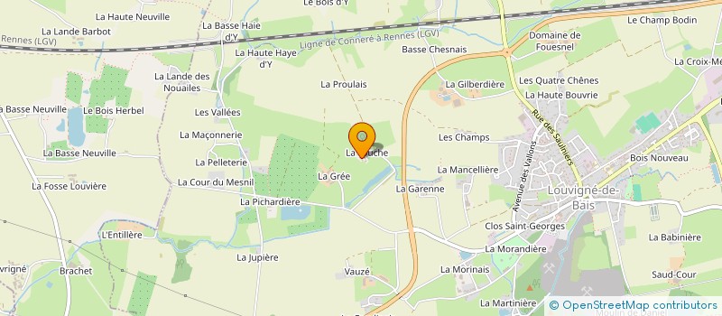 localisation de l'entreprise MADAME CAMILLE ROCHE  VERGEAL