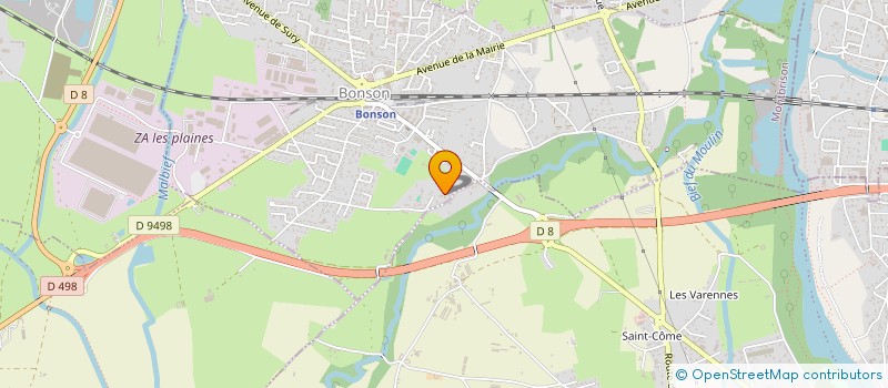 localisation de l'entreprise MADAME CAMILLE ROCHE  BONSON