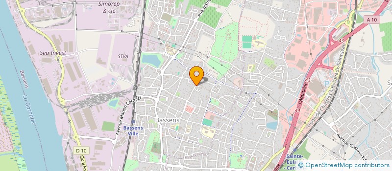 localisation de l'entreprise MADAME CAMILLE ROCHEFORT  BASSENS