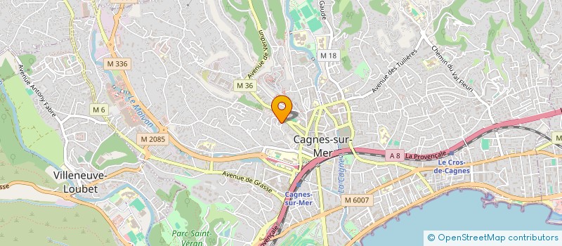 localisation de l'entreprise MADAME CAMILLE ROCHON à CAGNES SUR MER
