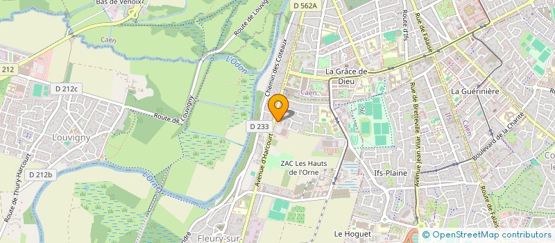 localisation de l'entreprise MADAME CAMILLE ROGER  FLEURY-SUR-ORNE