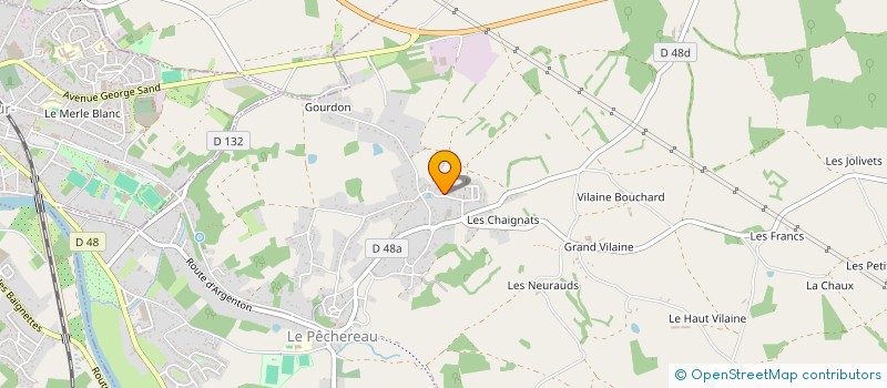 localisation de l'entreprise MADAME CAMILLE ROLAND à LE PECHEREAU
