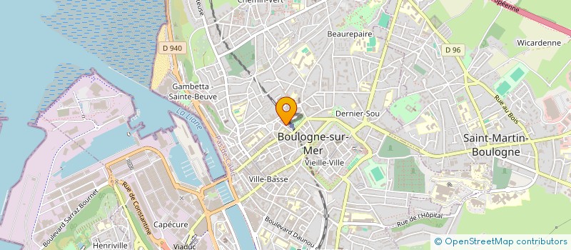 localisation de l'entreprise MADAME CAMILLE ROLLAND à BOULOGNE-SUR-MER