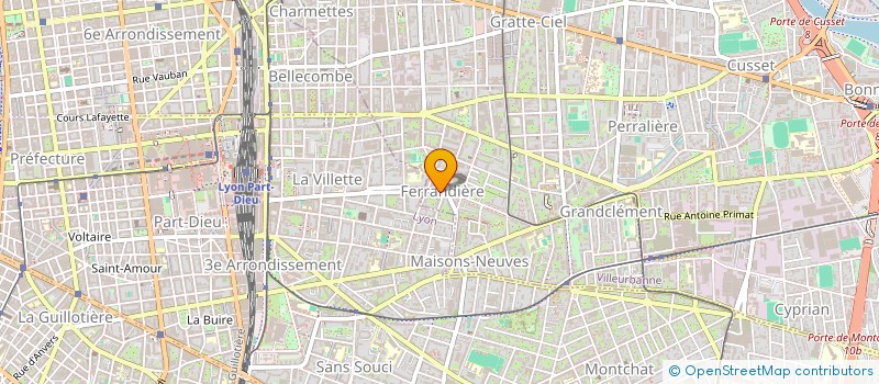 localisation de l'entreprise MADAME CAMILLE ROLLET  VILLEURBANNE