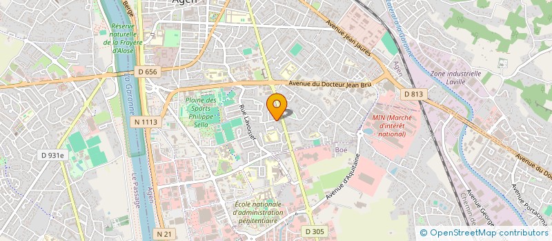 localisation de l'entreprise MADAME CAMILLE ROMEO  AGEN